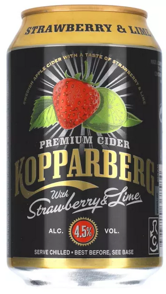Kopparberg Strawberry Lime 4,5% 24x 0,33 ltr. inkl. DPG Pfand