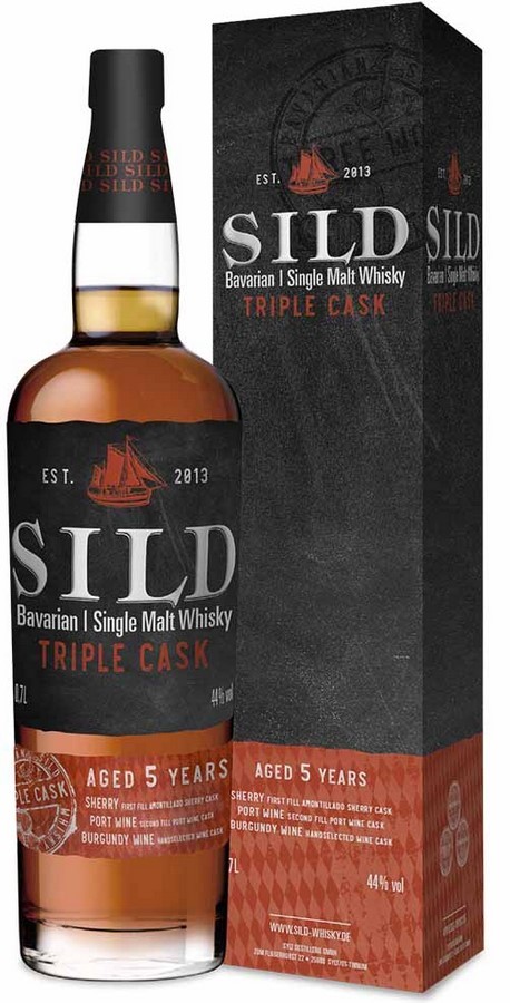SILD “Triple Cask” Bavarian Single Malt Whisky 44%