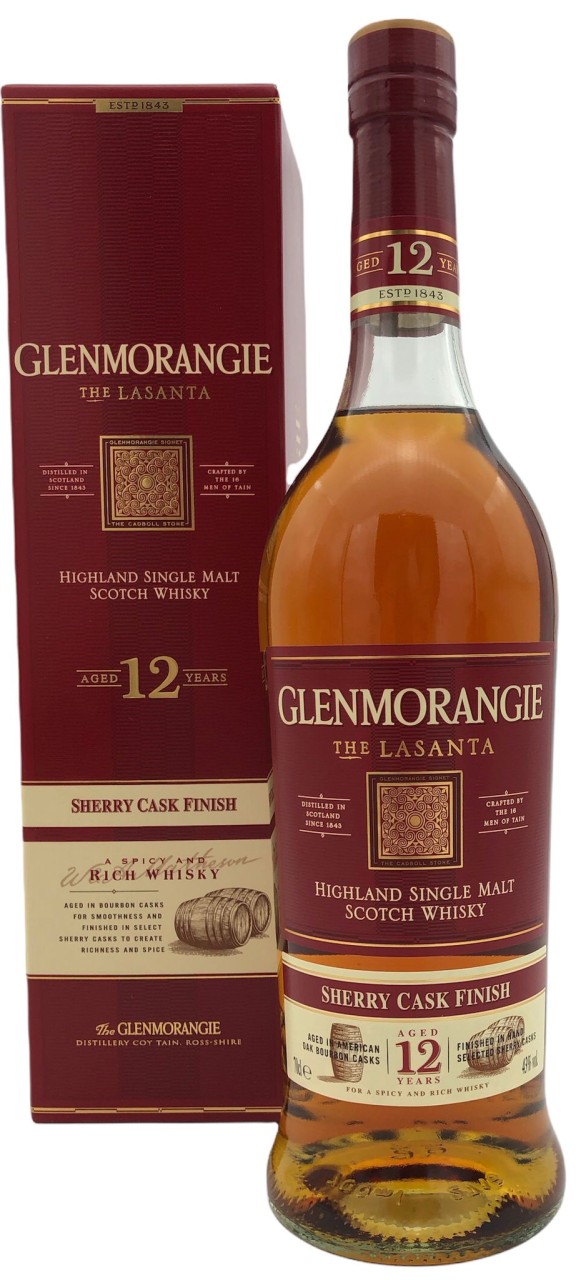 Glenmorangie Lasanta 12 Jahre Sherry Cask Finish 0,7 Liter