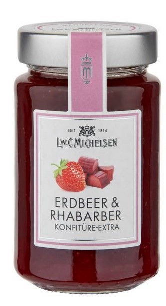 L.w.C. Michelsen Erdbeer und Rhababer Konfitüre 280g