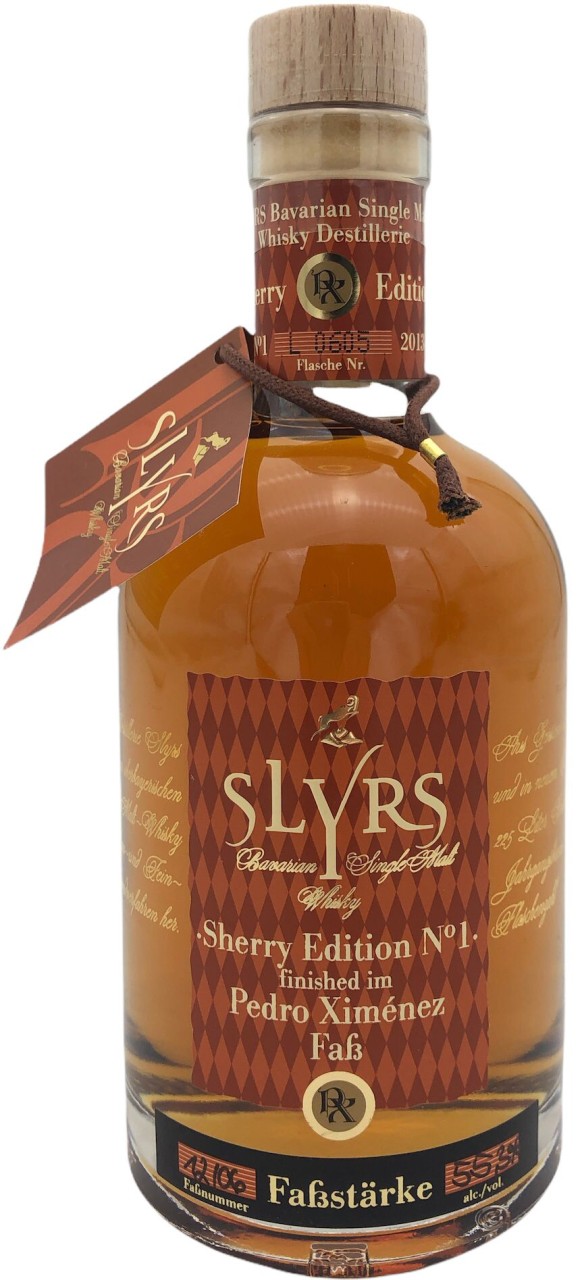 Slyrs Sherry Edition Nr. 1 Pedro Ximénez Faßstärke 0,35l