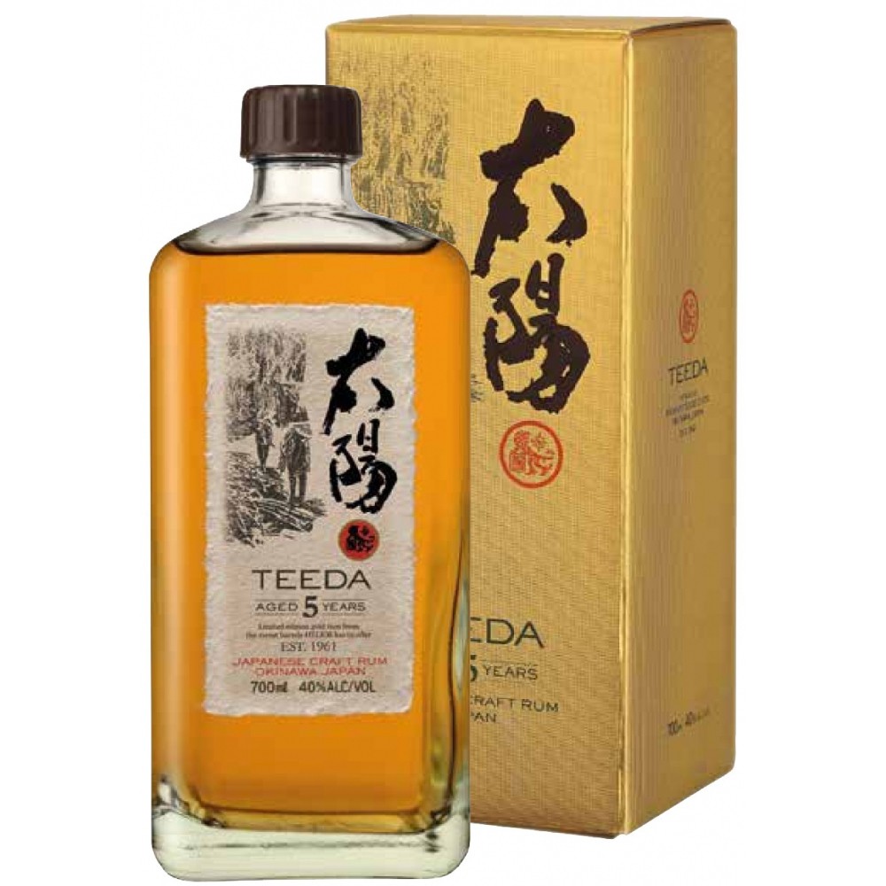 TEEDA 5 years old Japanese Craft Rum, Helios Distillery im Etui 0,7l