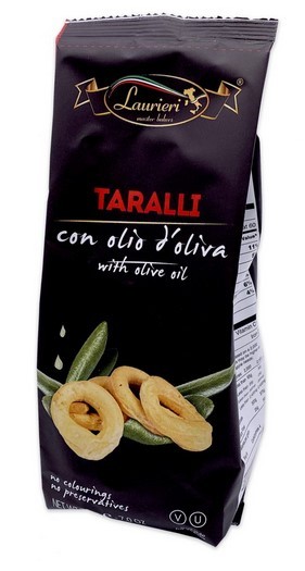 Laurieri Italian Olive Oil Taralli con olio d’oliva 200g