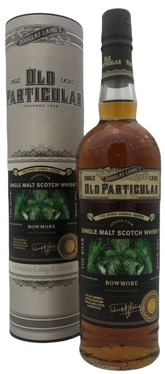 OLD PARTICULAR Spirit Animal Bowmore 18 Years Old