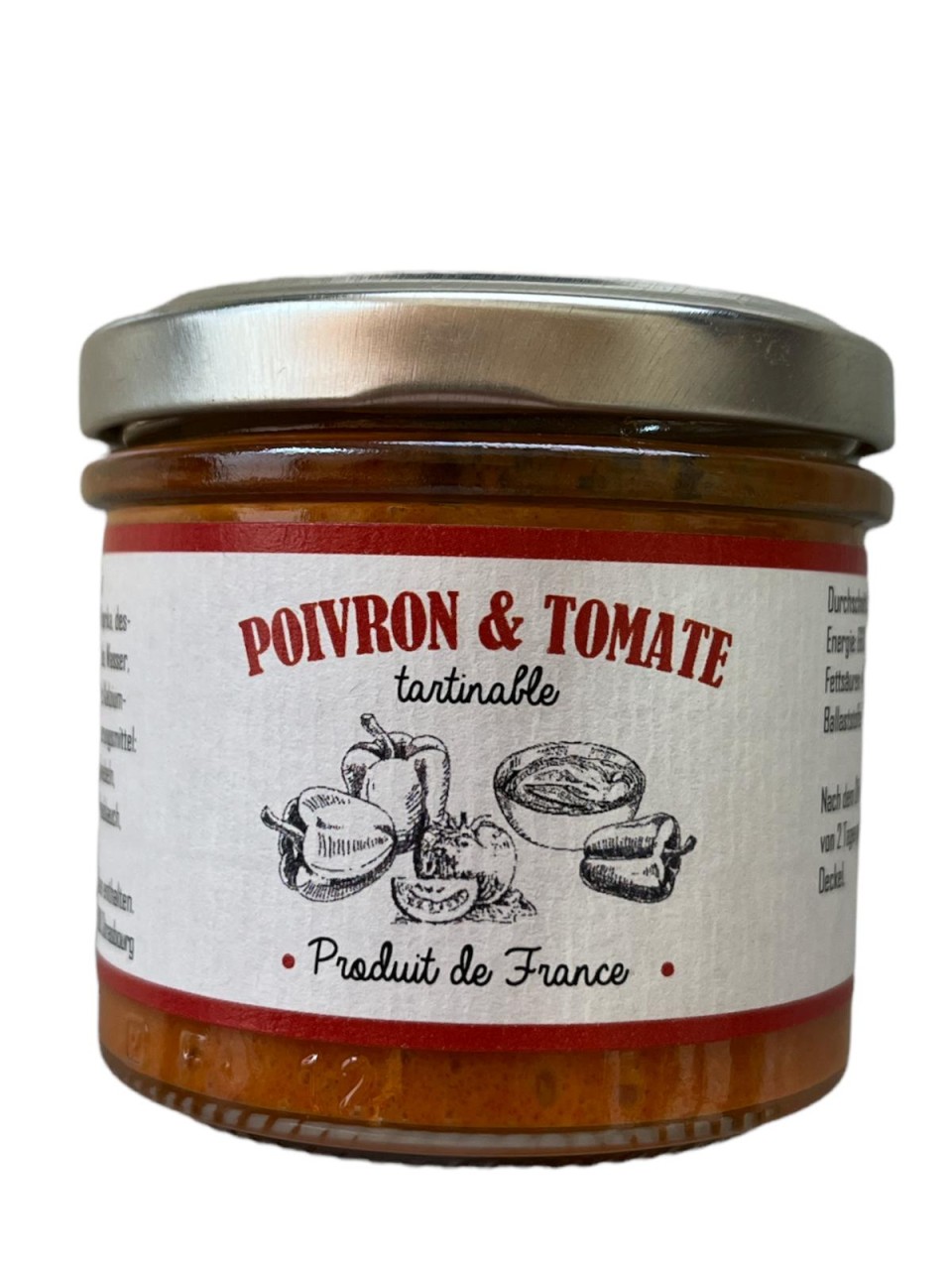 Poivron & Tomate Paprikaaufstrich Tomate-Mascarpone 100 g
