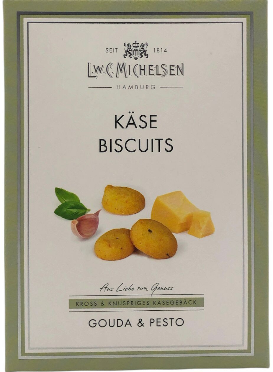 L.W.C. Michelsen Käse Biscuits Gouda & Pesto 60g