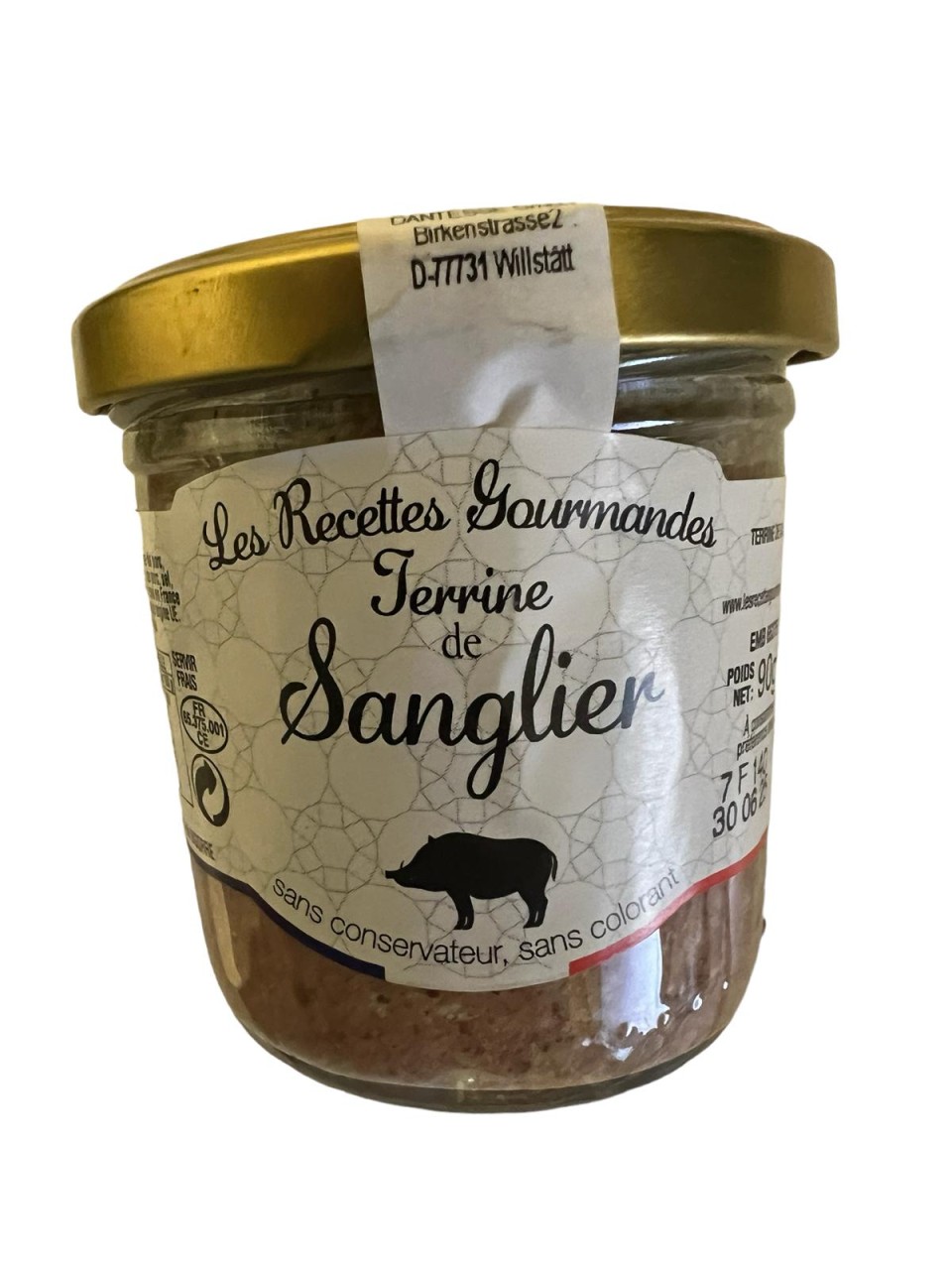 Les Recettes Gourmandes Terrine de Sanglier (Wildschwein Leberpaste) 90g