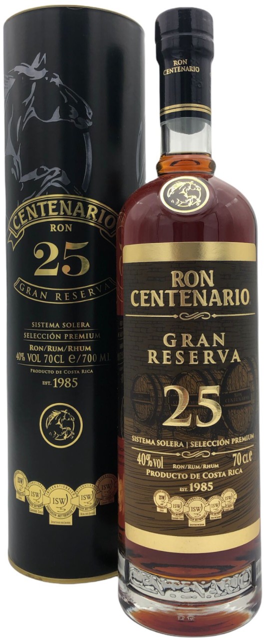 Centernario Rum 25 Gran Reserva 40% 0,7l