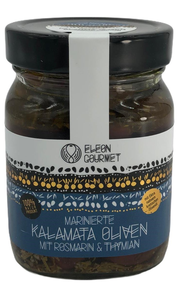 Eleon Gourmet Marinierte Kalamata Oliven 360 g