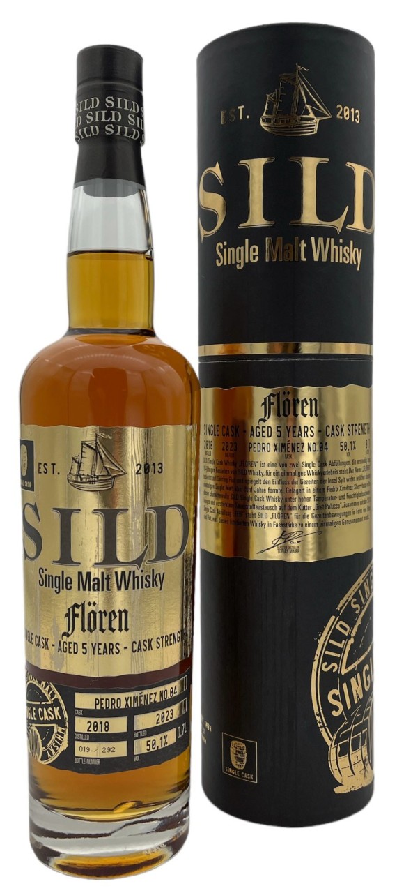 SILD Single Malt Whisky FLÖREN Pedro Ximenez Cask 50,1% 0,7l