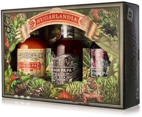 Don Papa Premium Trio Pack Rum 40% 3x20cl Giftpack