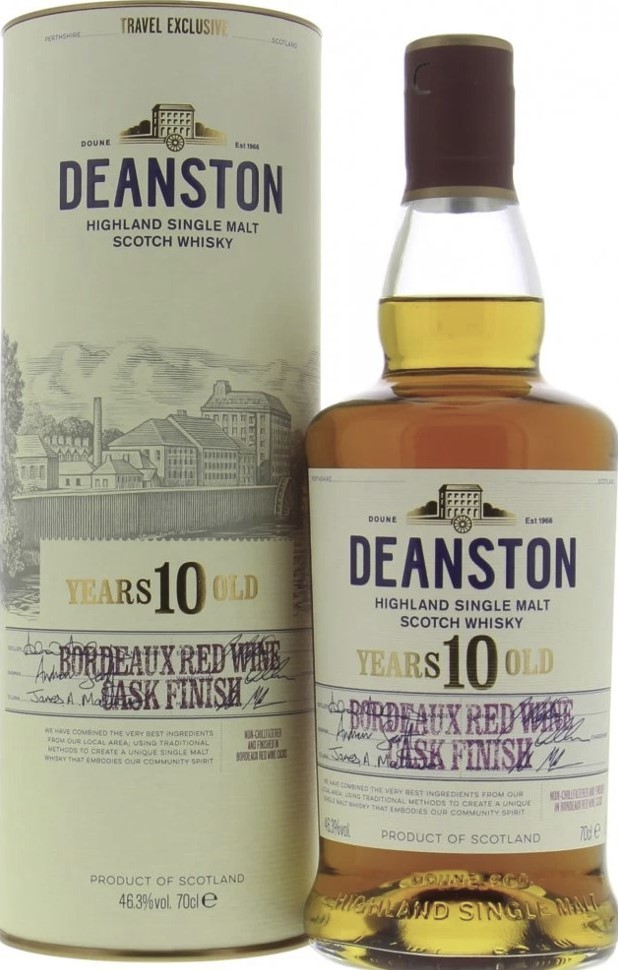 Deanston 10 Years Old Bordeaux Cask Finish in GP 0,7l