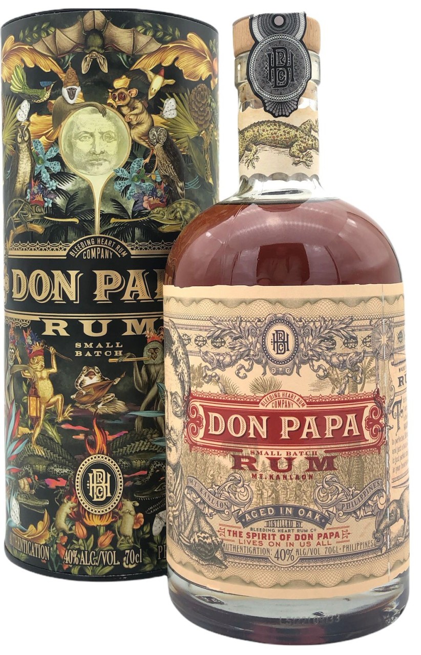 Don Papa Rum von den Philippinen 0,7l in GP