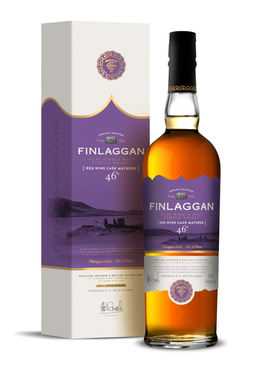 Finlaggan Red Wine Cask Islay Single Malt Scotch in GP 0,7l