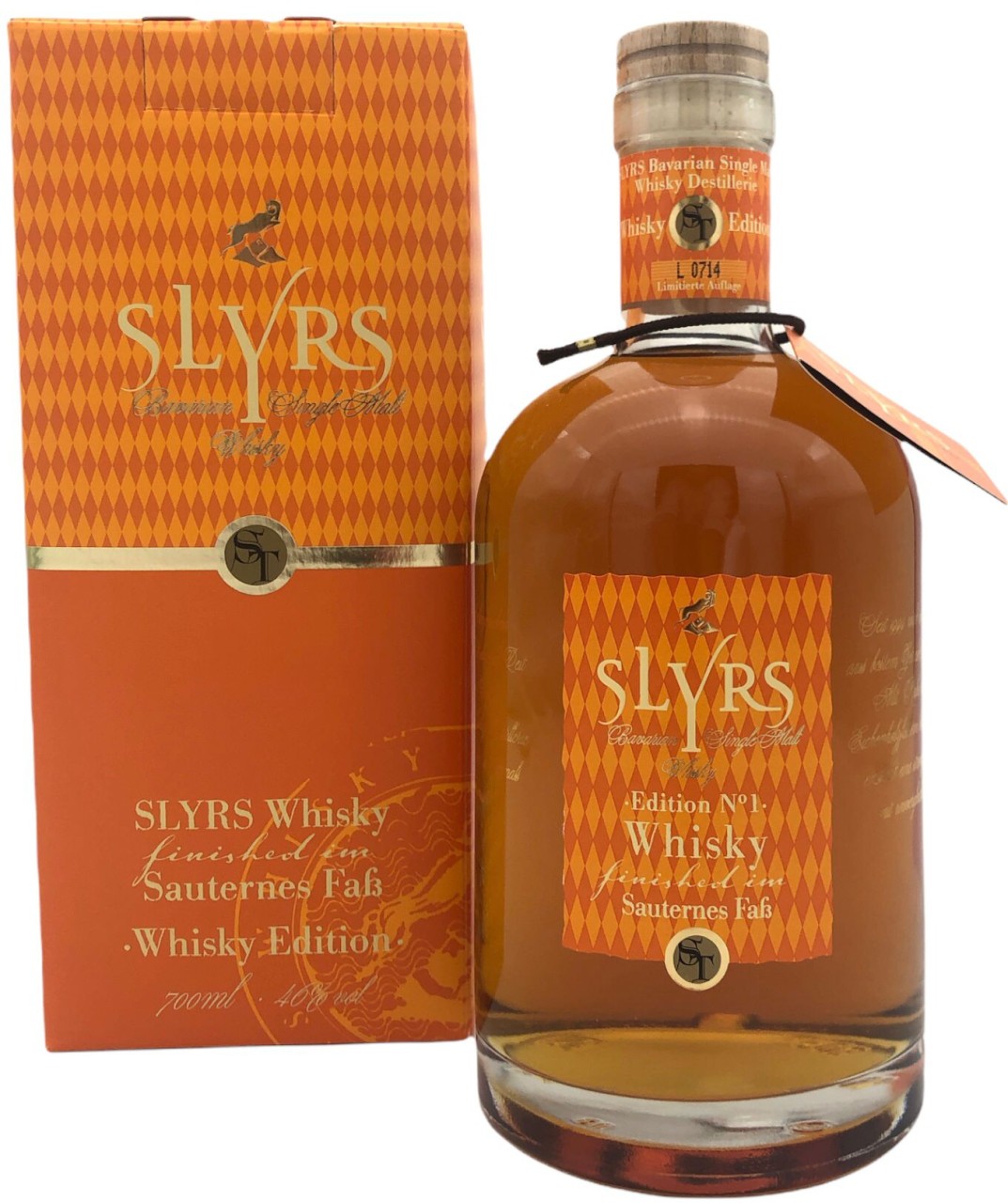 Slyrs Single Malt Sauternes Fass - Edition Nr. 1 - 0,7l