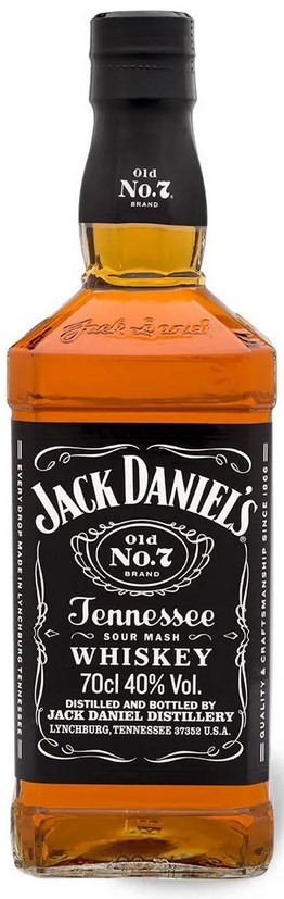 JACK DANIEL'S Old N°7 Tennessee Whiskey 40% Vol 0,7l