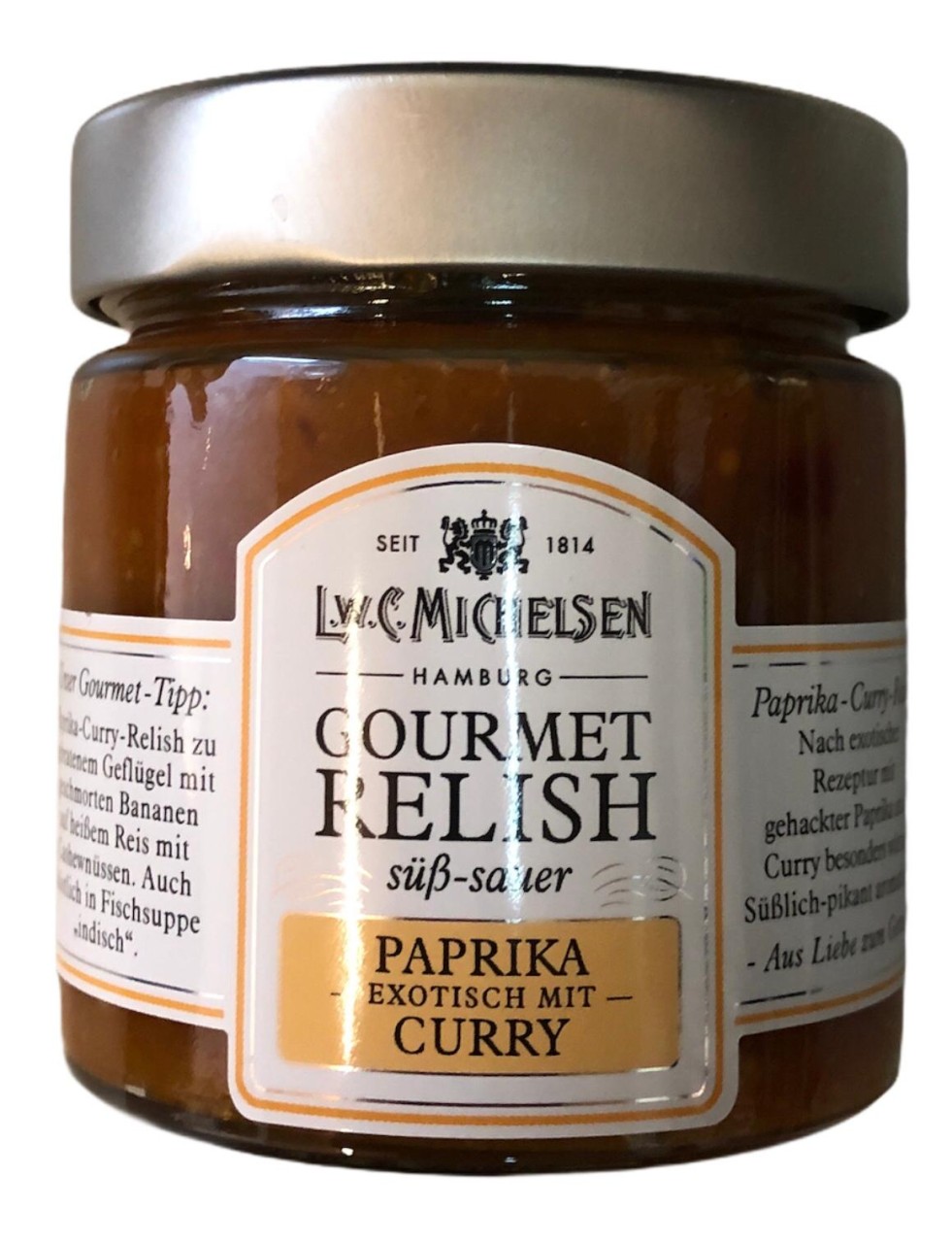 L.W.C. Michelsen Gourmet Relish Paprika Curry -süß sauer- 215g