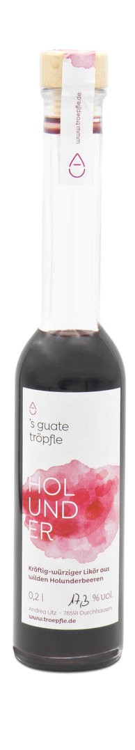 ´s guate tröpfle Holunder 17,3% Vol. 0,2l