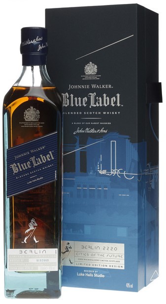 Johnnie Walker Blue Label City of the Future Berlin 2220 Edition 0,7 Liter 40 % Vol.