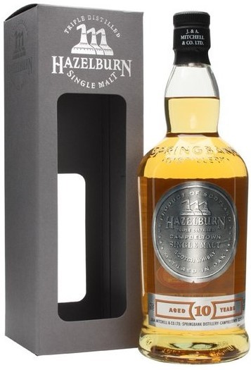 Hazelburn Aged 10 Years Old Single Malt Whisky 0,7l 46%vol. (ohne Geschenkpackung)