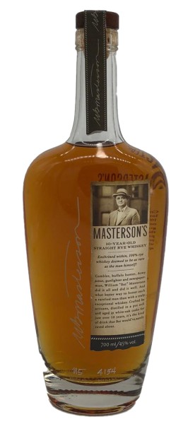 Masterson's Straight Rye Whiskey 10 Jahre