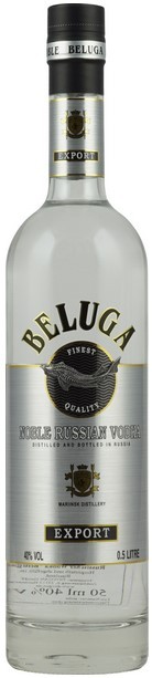 Beluga Noble Russian Vodka 0,5 Liter 40 % Vol.