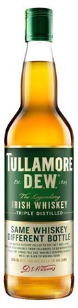 Tullamore D.E.W. Blended Irish Whiskey Limited Edition in der runden Flasche 40% vol. / 0,70 Liter