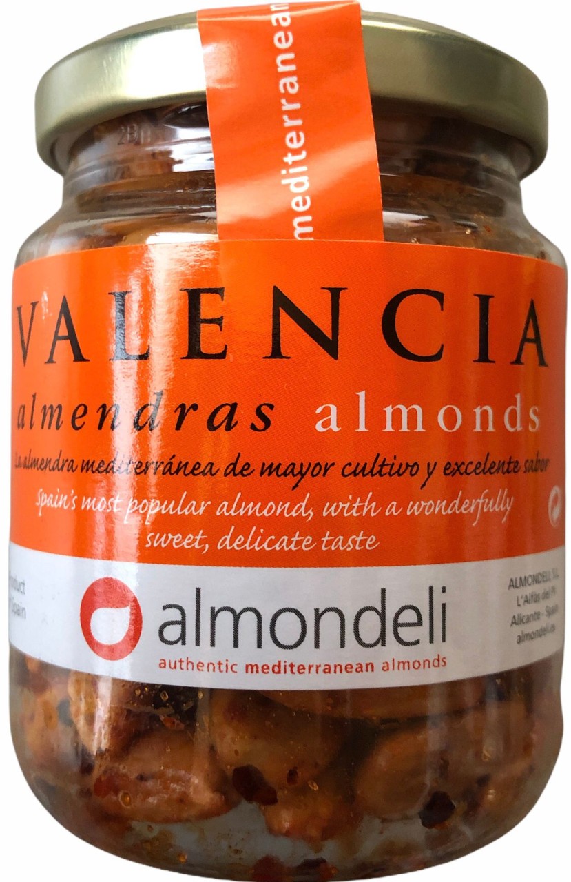 Valencia almendras almonds Paprika & Peperoni 125g