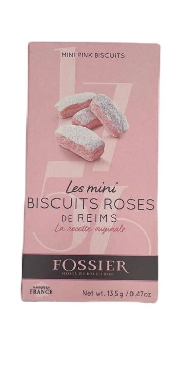 Fossier Mini Rosa Süssgebäck aus Reims 13,5 g