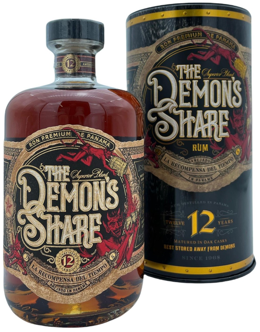 The Demons Share 12 Years Rum 41 % vol. 0,7l