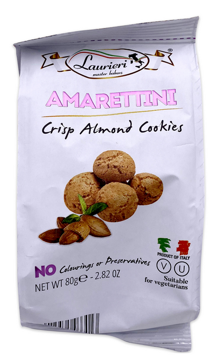 Laurieri Amarettini Crisp Almond Cookies 80g