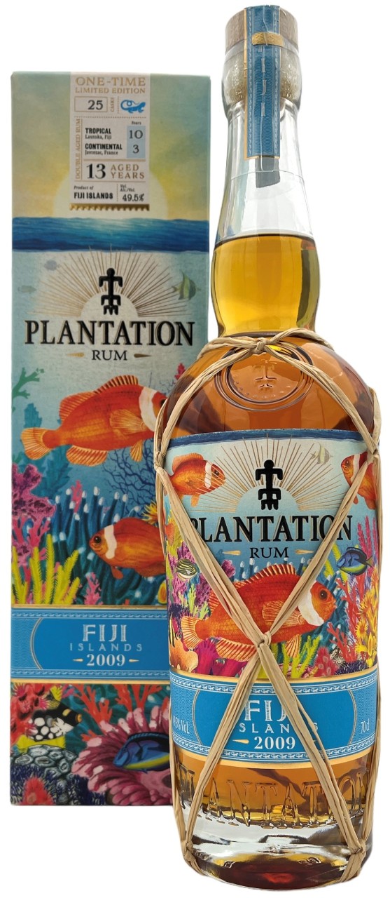 Rum PLANTATION Fiji 2009 49,5% vol. ONE-TIME Limited Edition im Etui 0,7l
