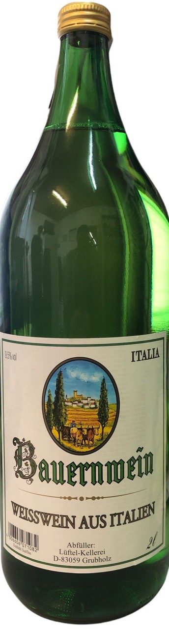 Bauernwein weiss / Vino Tavola Bia 2l