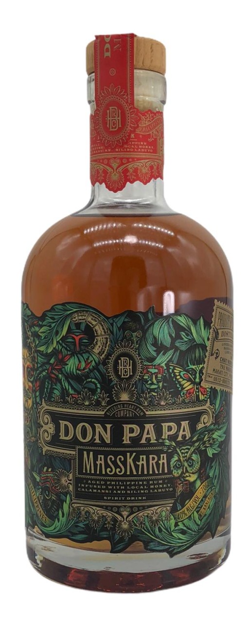 Don Papa Masskara Rum von den Philippinen 0,7l