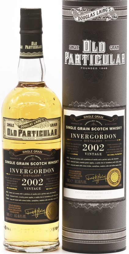 Old Particular Invergordon 19 Years Old Single Grain 0,7l