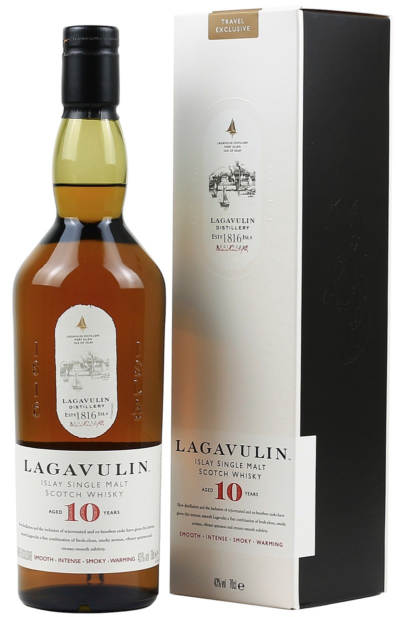 Lagavulin 10 Jahre Islay Single Malt Scotch 0,7 Liter 43 % Vol.