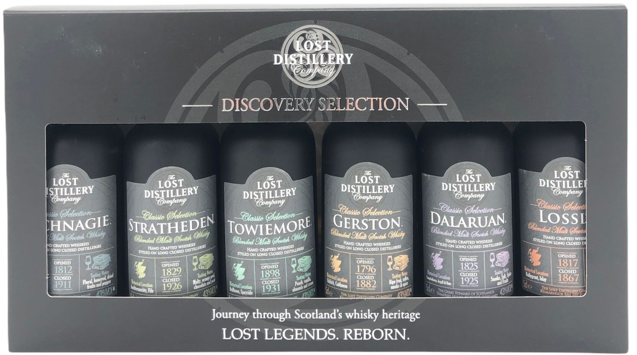 WHISKY LOST DISTILLERY MINI GIFT PACK 6x5cl 43%vol